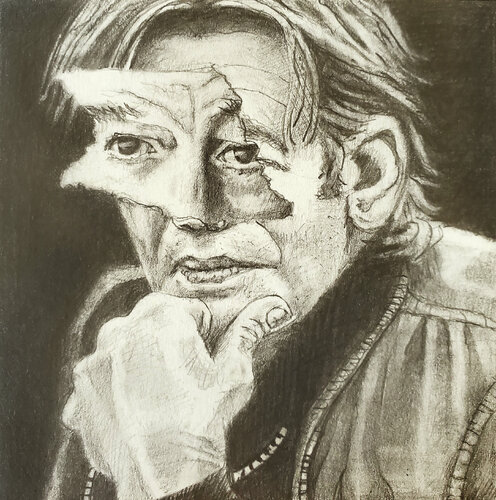 thinker by Shelton Walsmith, Drawing for Sale on Singulart