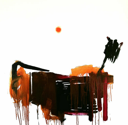 Open Air Abattoir van Shelton Walsmith, Schilderij te koop op Singulart