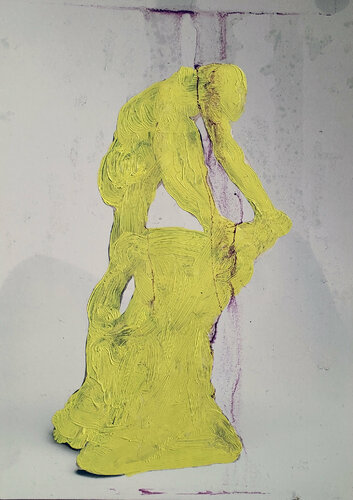 Minimal Intervention; Sisyphus von Shelton Walsmith, Werk auf Papier kaufen auf Singulart