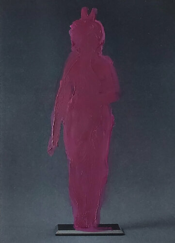 Minimal Intervention; Too Much Magenta von Shelton Walsmith, Werk auf Papier kaufen auf Singulart