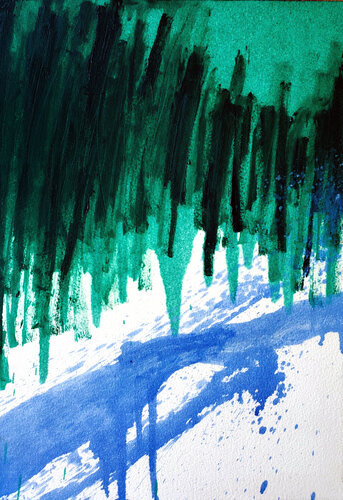 The Flock to the River von Shelton Walsmith, Werk auf Papier kaufen auf Singulart