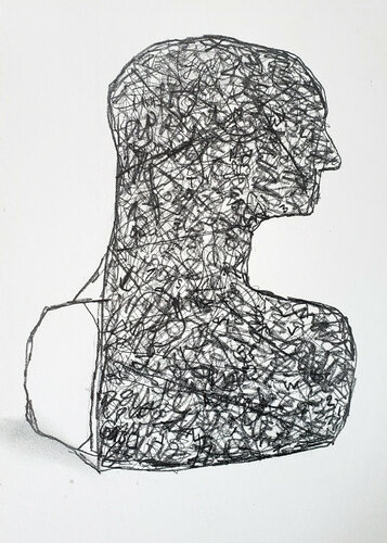 Overthinker by Shelton Walsmith, Drawing for Sale on Singulart