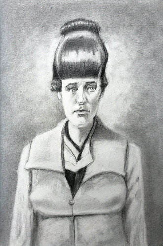 She wasn't Always a Shoplifter by Shelton Walsmith, Drawing for Sale on Singulart