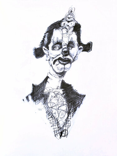 Politican no.1 Can't Tell the Truth to Save his Life von Shelton Walsmith, Zeichnungen kaufen auf Singulart