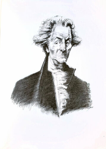 Politican no.2 Con Man Turned Statesman di Shelton Walsmith, Disegno in vendita su Singulart