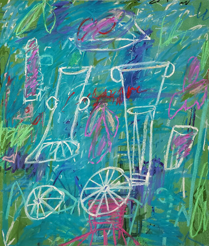 Amphora Lawn Party by Shelton Walsmith, Drawing for Sale on Singulart