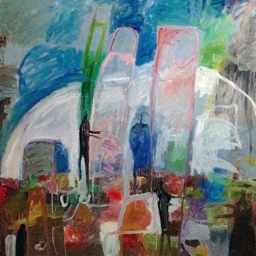 Beneath and Beyond the Dome of Heaven van Shelton Walsmith, Schilderij te koop op Singulart