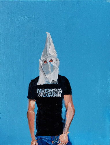 American Dream no.1: Slogans van Shelton Walsmith, Schilderij te koop op Singulart