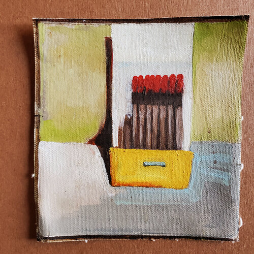 Still life With Matchbook von Shelton Walsmith, Malerei kaufen auf Singulart