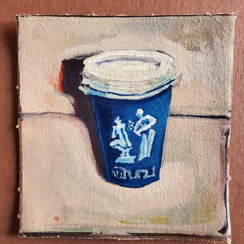 Still life With Ubiquitous New York City Coffee Cup Shelton Walsmith
