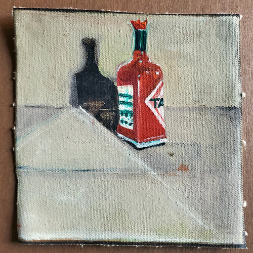 Still life With Tabasco von Shelton Walsmith, Malerei kaufen auf Singulart