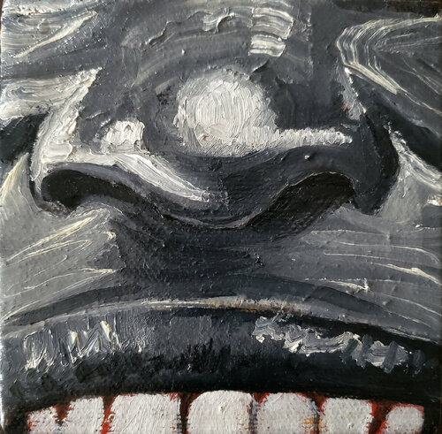 The Last Two Years: Smile tho your heart is breaking van Shelton Walsmith, Schilderij te koop op Singulart