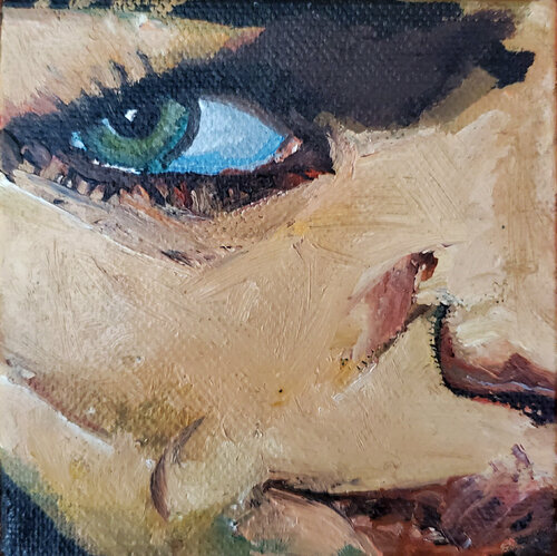 The Last Two Years: Flirtatious van Shelton Walsmith, Schilderij te koop op Singulart