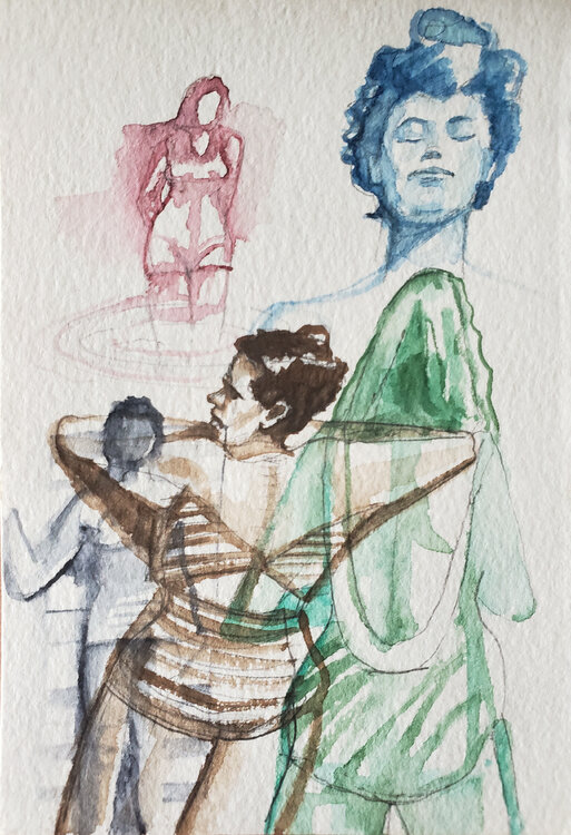 5 Bathers Shelton Walsmith