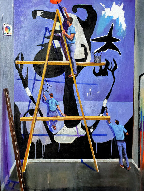 The Muralist at 10, 2 and 5 Shelton Walsmith