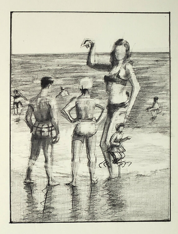 Bathers Marionette Shelton Walsmith