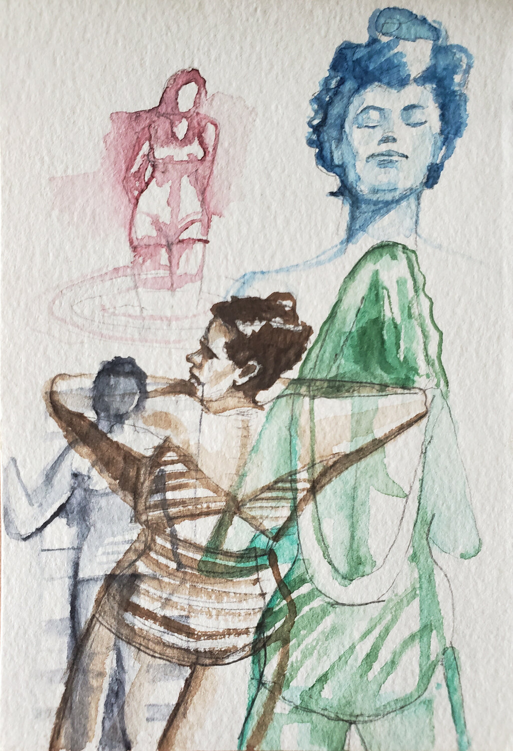 5 Bathers Shelton Walsmith