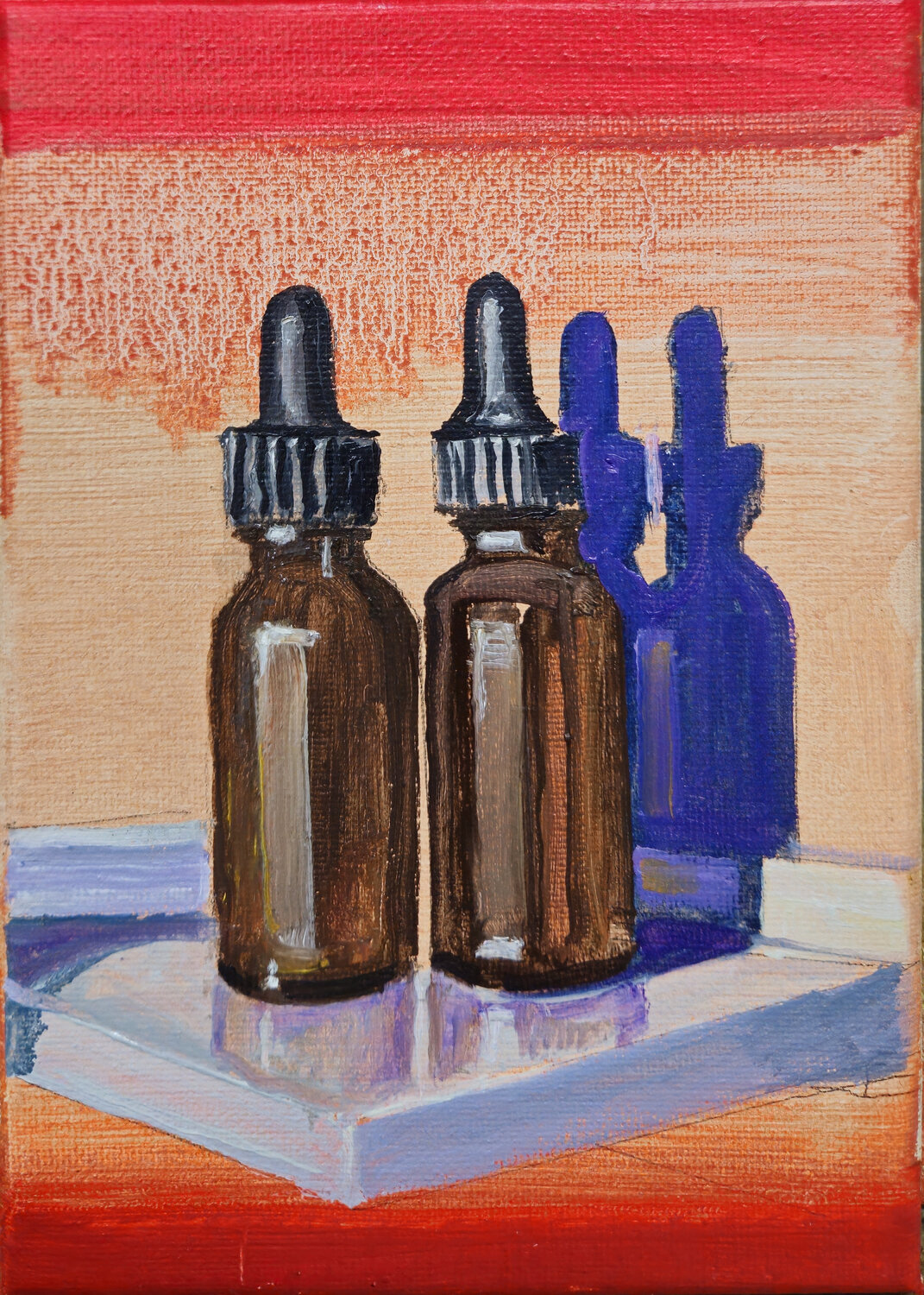 Menagerie Glass + Brass; Two Dropper Bottles Shelton Walsmith