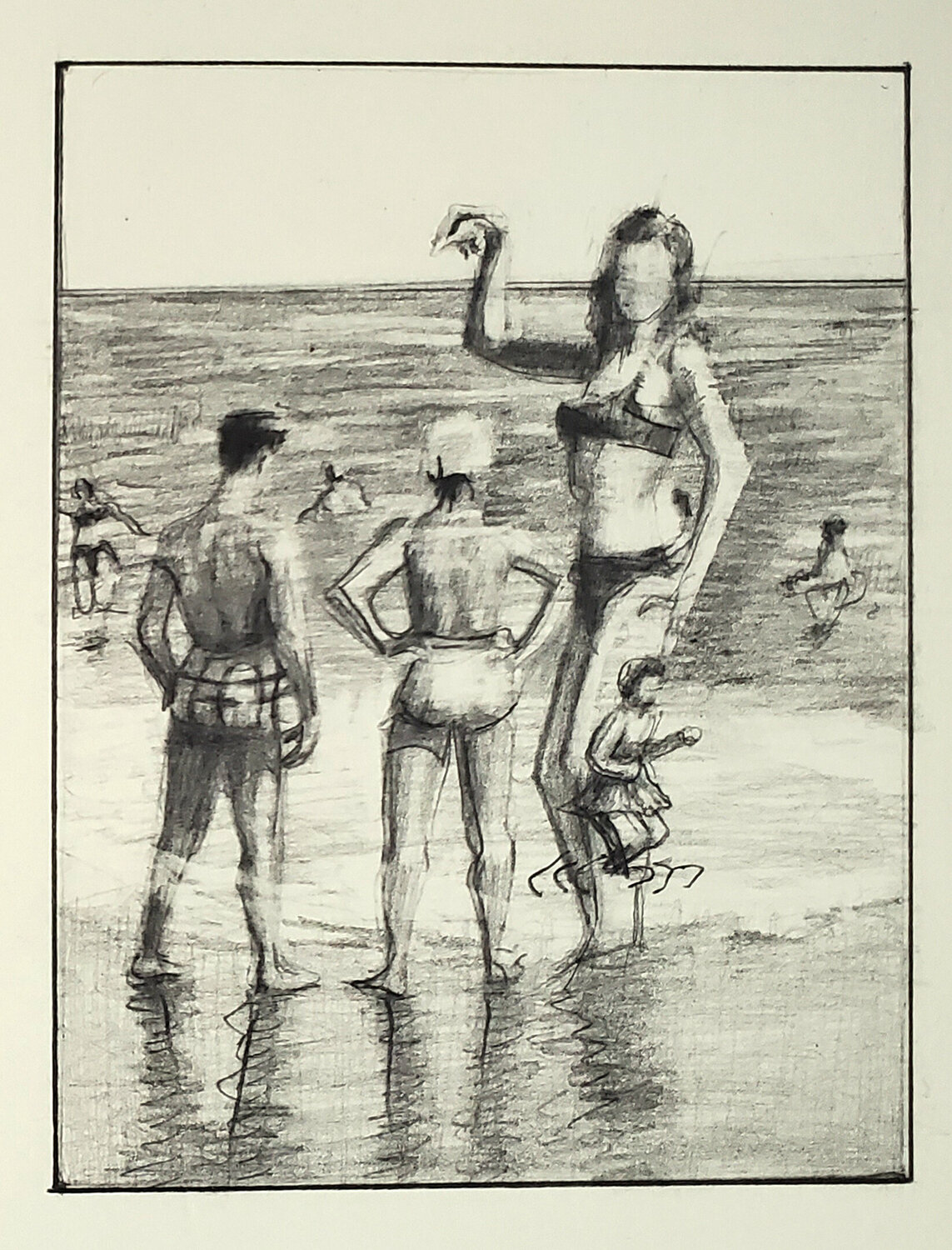 Bathers Marionette Shelton Walsmith