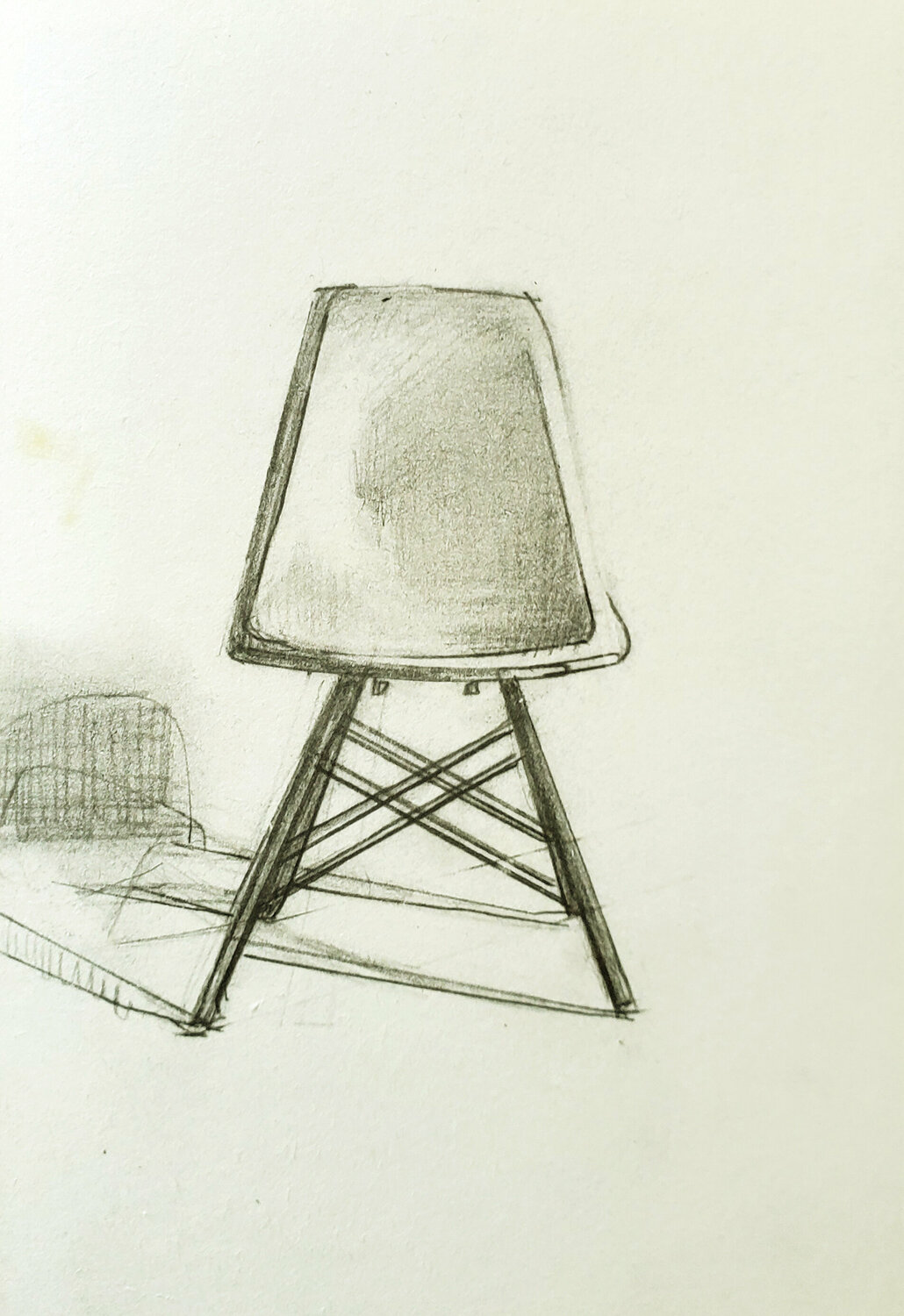 Study of a modern chair 2 Shelton Walsmith
