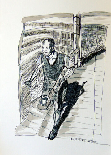 Le petit Parisien von Manuella Muerner Marioni, Zeichnungen kaufen auf Singulart