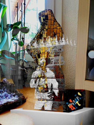 Hendrix-Coke-Sculpture di Manuella Muerner Marioni, Fotografia in vendita su Singulart