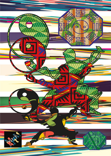 Feng Shui Vector Art di Manuella Muerner Marioni, Digitale in vendita su Singulart