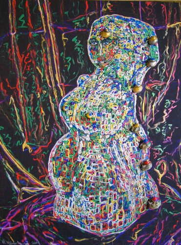 Queen of Escargots van Manuella Muerner Marioni, Schilderij te koop op Singulart