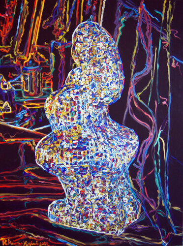 Alice in Wonderworld par Manuella Muerner Marioni, Peinture en vente sur Singulart