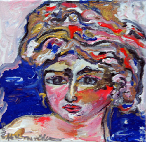 Little Medusa van Manuella Muerner Marioni, Schilderij te koop op Singulart
