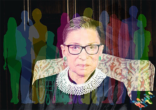 Ruth Bader Ginsburg par Manuella Muerner Marioni, Digital en vente sur Singulart