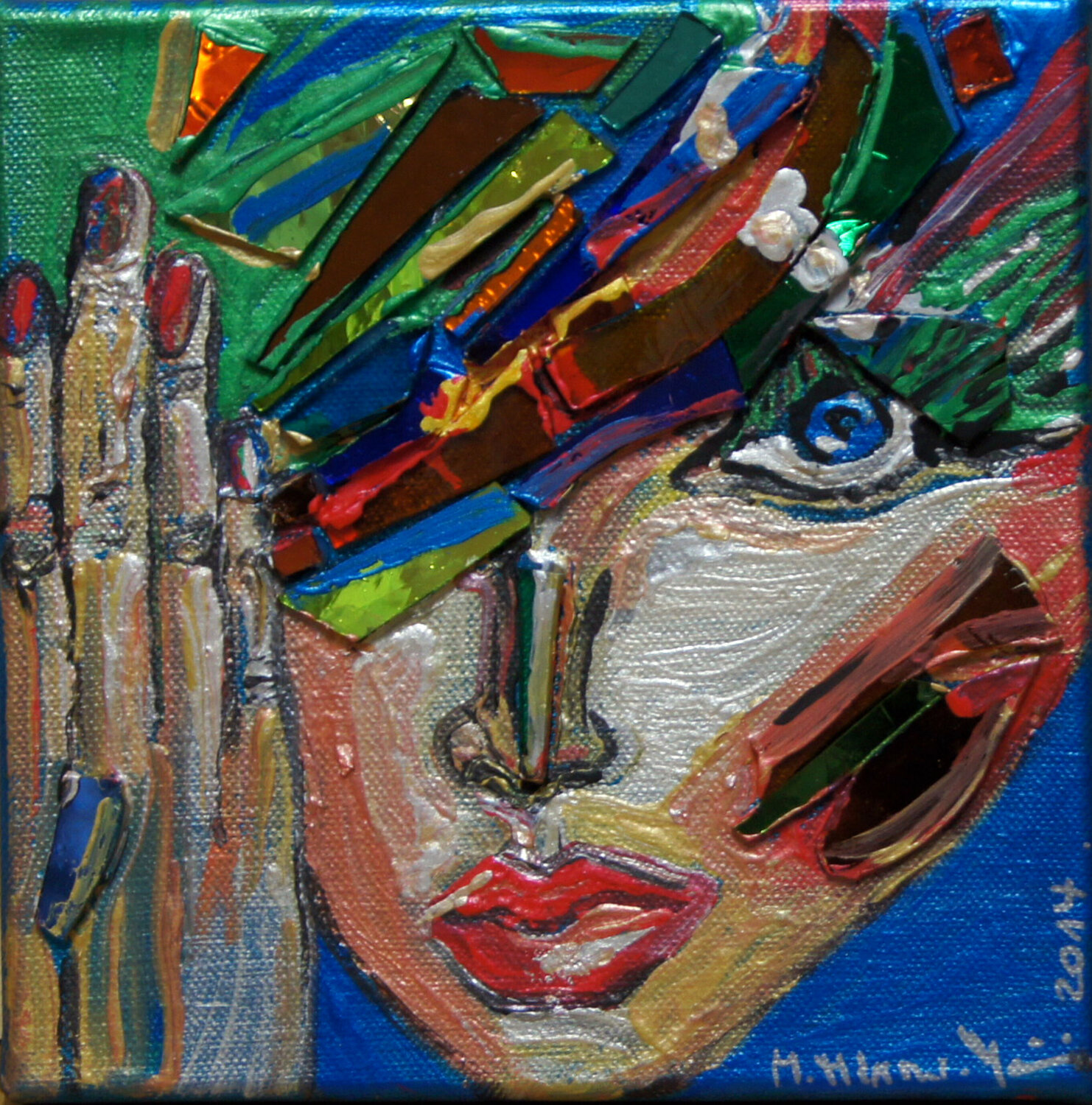 Rainbow Women Manuella Muerner Marioni Originalgemälde zu verkaufen