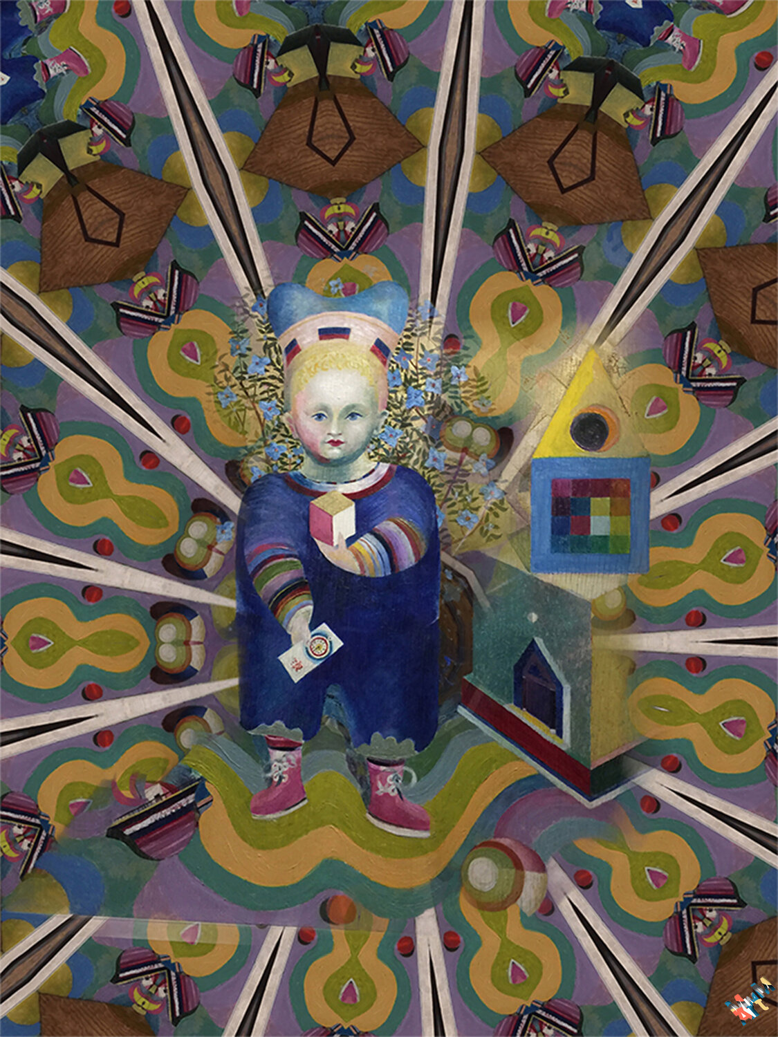 Hommage Johannes Itten das Kind Manuella Muerner Marioni Digital zu verkaufen