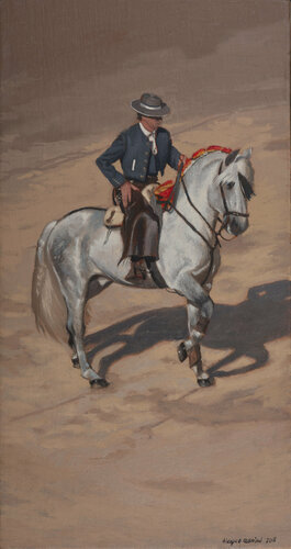 Rejoneador III par Juan Manuel Alvarez Cebrián, Peinture en vente sur Singulart