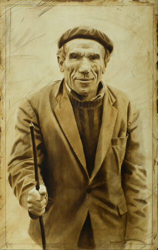 Hombre de Juan Manuel Alvarez Cebrián, Pintura a la venta en Singulart