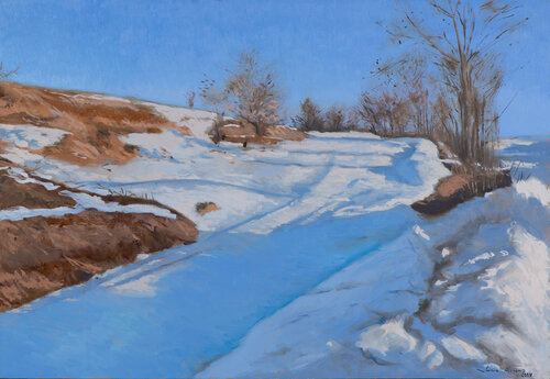 Campo nevado de Juan Manuel Alvarez Cebrián, Pintura a la venta en Singulart