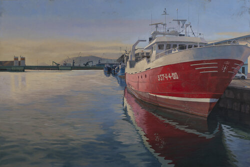 Puerto de Santander de Juan Manuel Alvarez Cebrián, Pintura a la venta en Singulart
