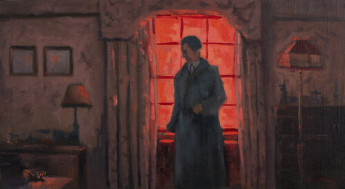 La cita de Juan Manuel Alvarez Cebrián, Pintura a la venta en Singulart