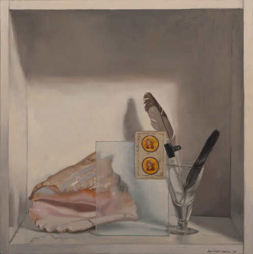 Caracola y naipe von Juan Manuel Alvarez Cebrián, Malerei kaufen auf Singulart