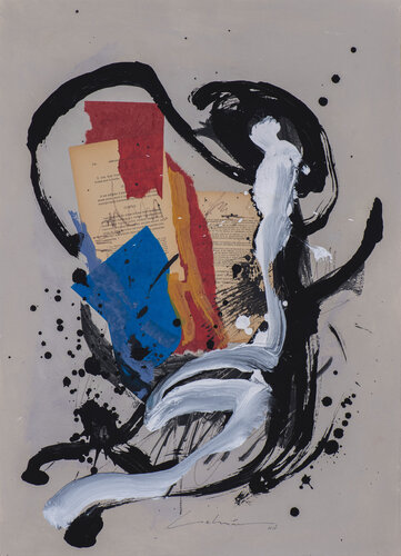 Versos en Blanco y Negro par Juan Manuel Alvarez Cebrián, Peinture en vente sur Singulart