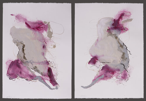 Ritmos en rosa by Juan Manuel Alvarez Cebrián, Work on Paper for Sale on Singulart