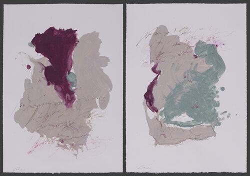 Armonias en Beige (díptico). par Juan Manuel Alvarez Cebrián, Peinture en vente sur Singulart