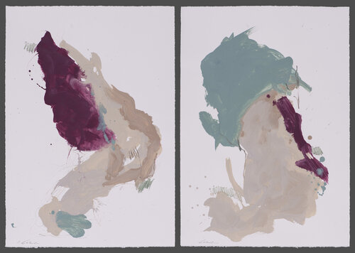 Armonias en Beige II (díptico). par Juan Manuel Alvarez Cebrián, Peinture en vente sur Singulart