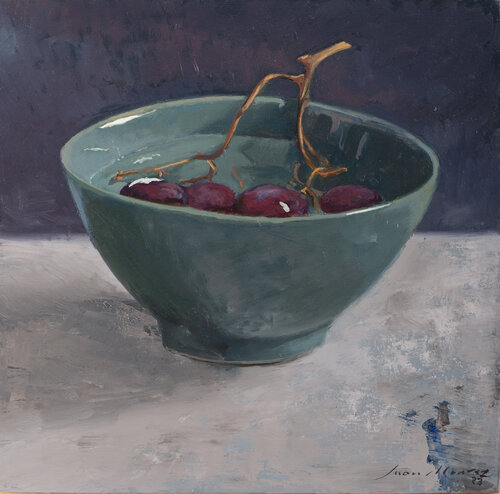 Tazón verde von Juan Manuel Alvarez Cebrián, Malerei kaufen auf Singulart