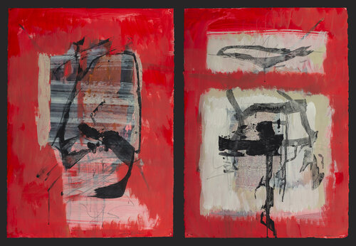 Efecto I-II. (dí`ptico). von Juan Manuel Alvarez Cebrián, Werk auf Papier kaufen auf Singulart