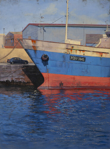 Puerto de Vigo II von Juan Manuel Alvarez Cebrián, Malerei kaufen auf Singulart