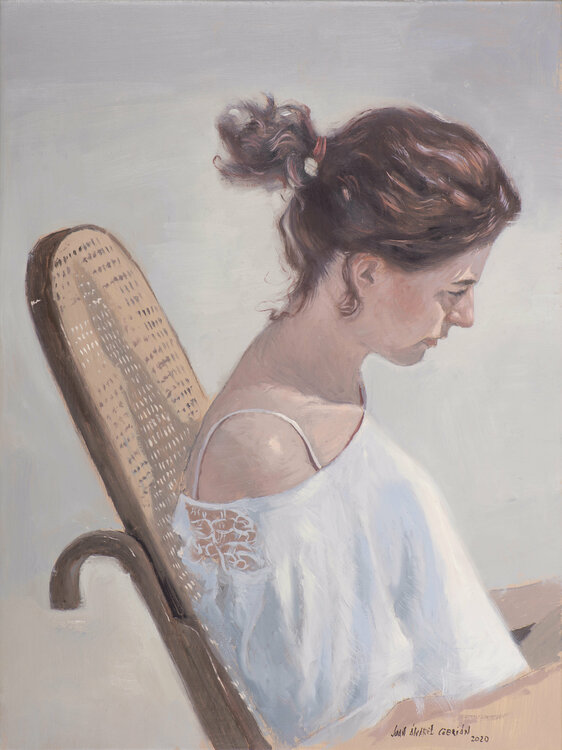 Mujer leyendo Juan Manuel Alvarez Cebrián