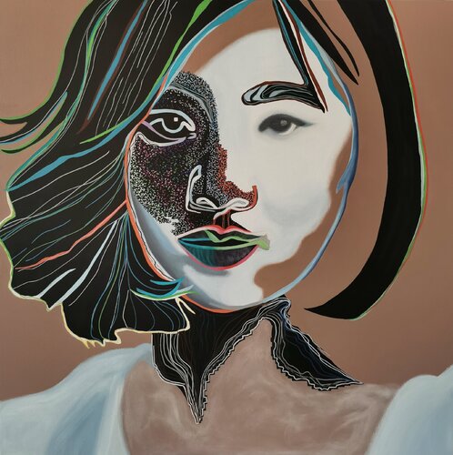 Meta_Jing_1 di Caroline DAVID, Pittura in vendita su Singulart