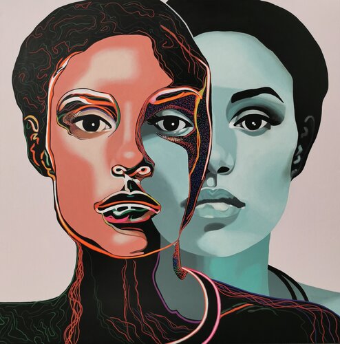 Hermès 2100 par Caroline DAVID, Peinture en vente sur Singulart
