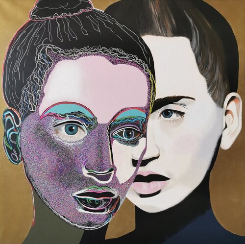 Narcisse 2100 par Caroline DAVID, Peinture en vente sur Singulart